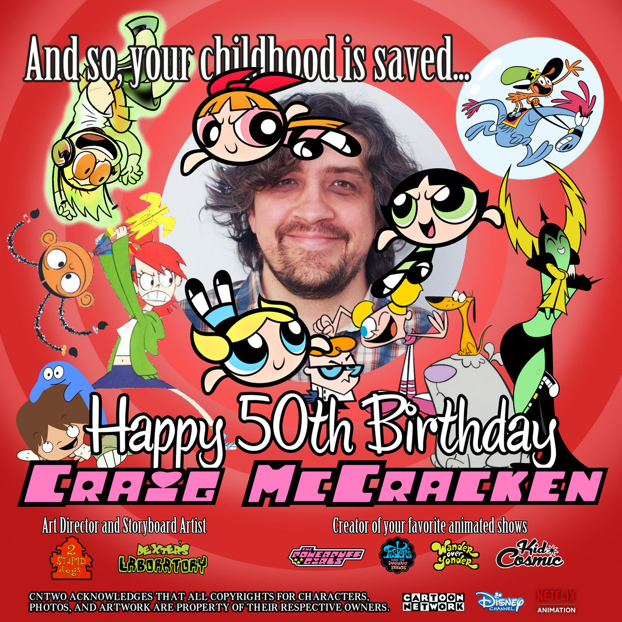 Happy 50th Birthday, Craig McCracken by CNTwo on DeviantArt