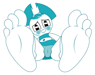 Jenny/XJ-9's Robot Feet Up Close