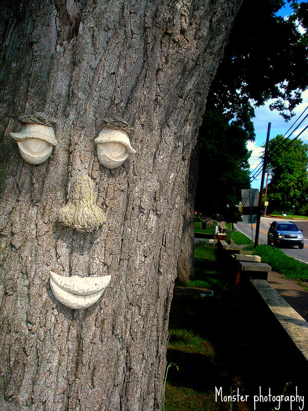 the smiling tree by Johnna-Monster on DeviantArt