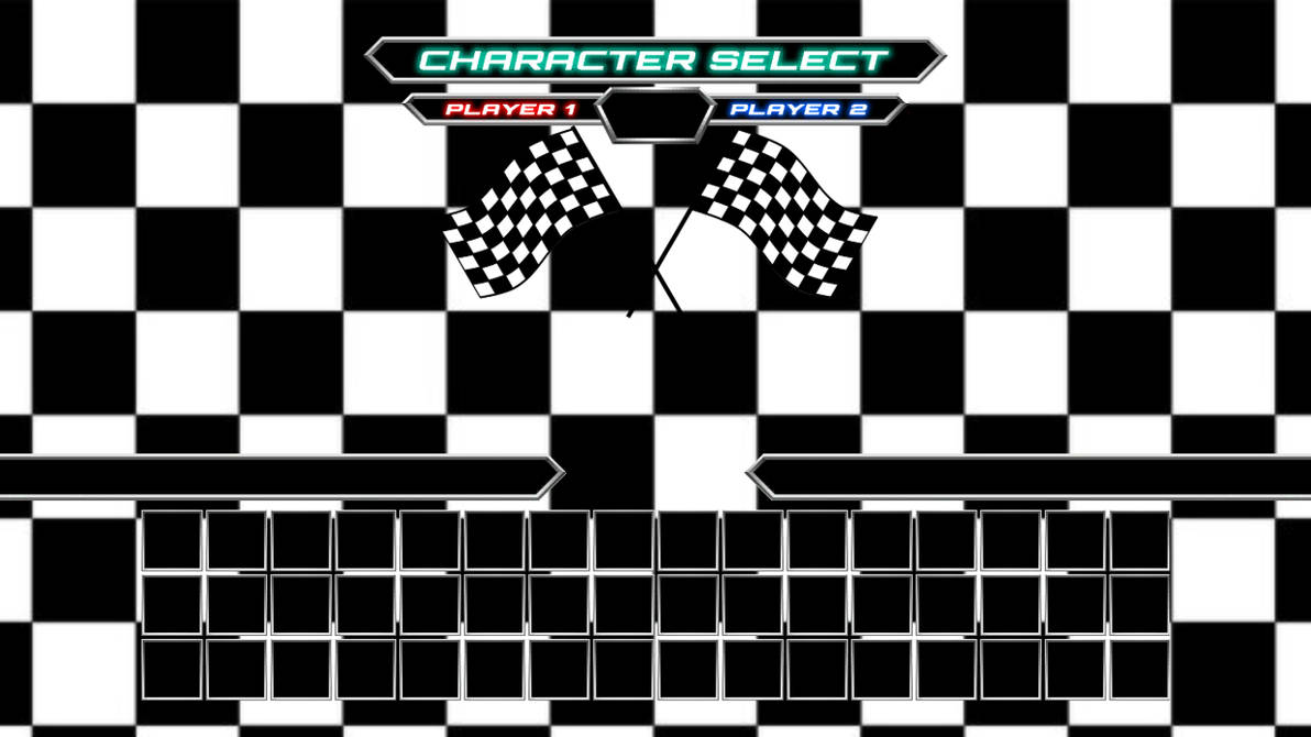 Racing Games Character Select screen by cavgu2002 on DeviantArt
