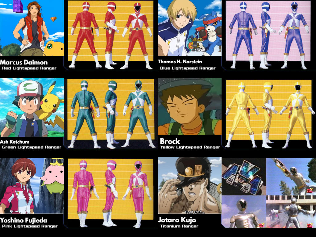 Kyukyu Sentai GoGoFive Team (Catvgu style) by cavgu2002 on DeviantArt