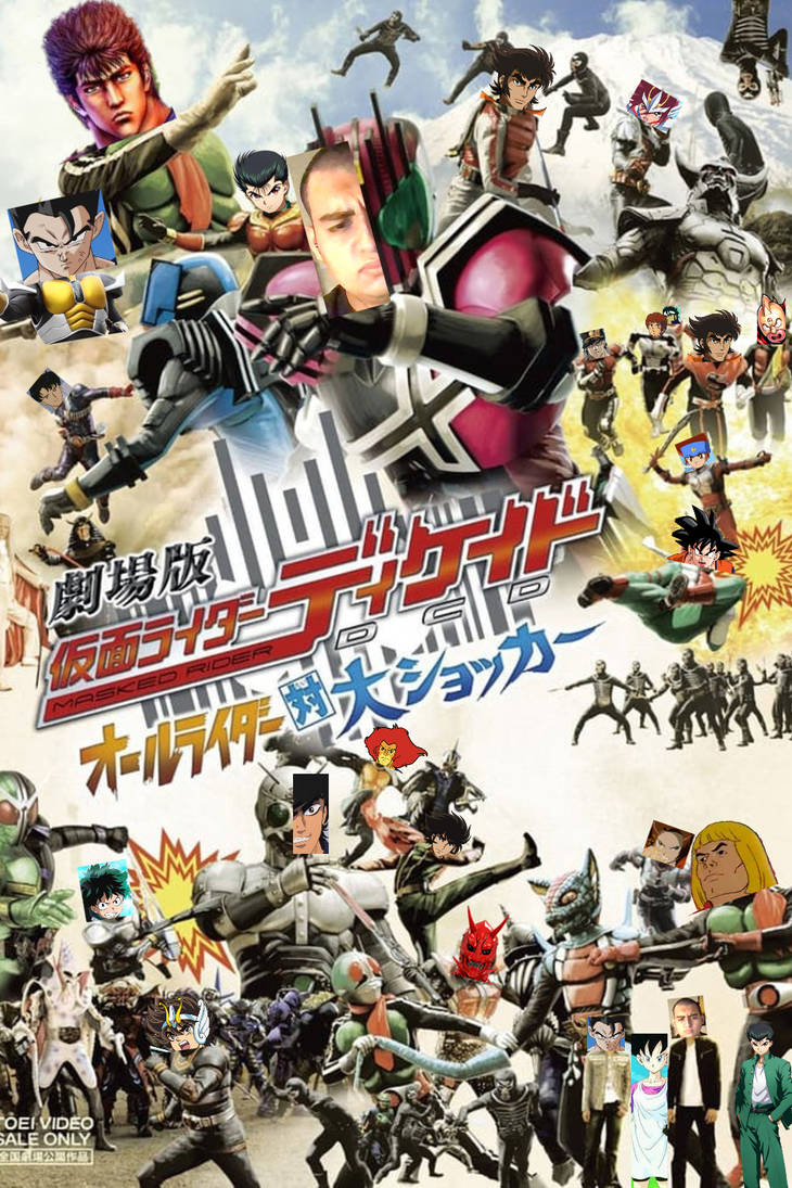 Kamen Rider Decade All rider (Catvgu style) by cavgu2002 on DeviantArt