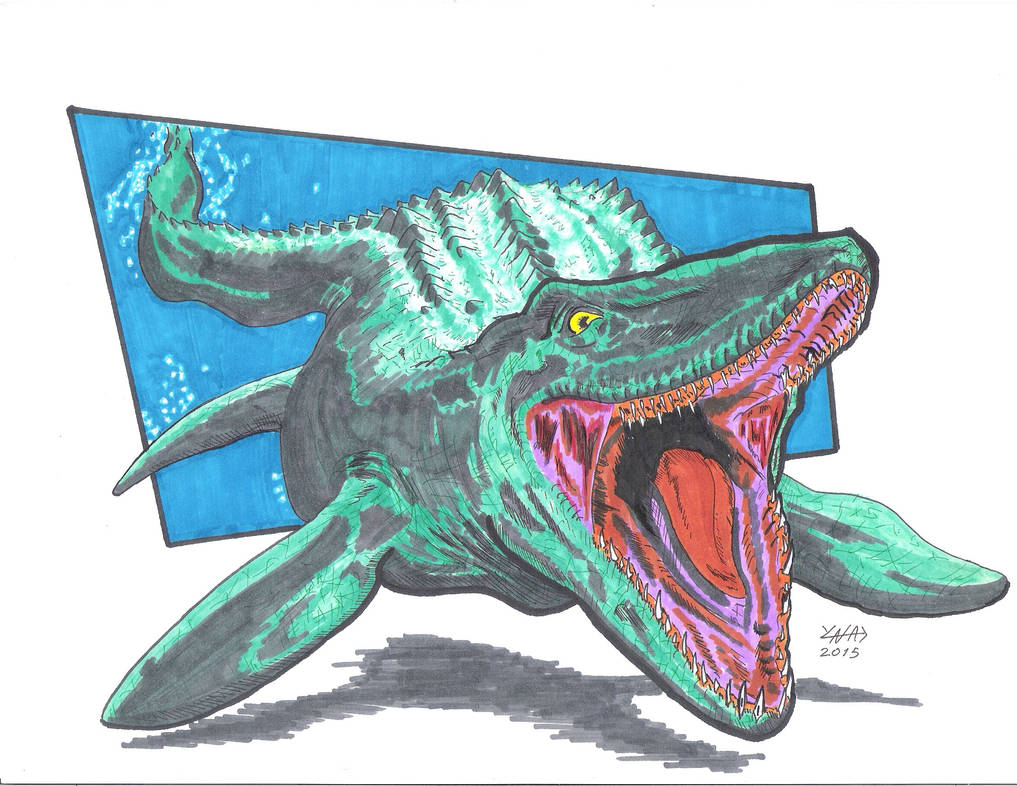 Mosasaurus by YNAD009 on DeviantArt