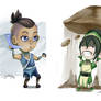 Toph and Sokka