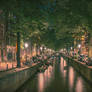 Amsterdam at night