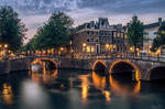 canals in Amsterdam by LunaFeles