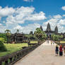 way to Angkor Wat
