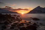 sunset in Rekvik by LunaFeles