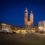 Krakow in the evening