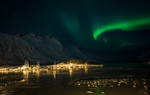 Aurora Borealis over Ersfjordbotn by LunaFeles