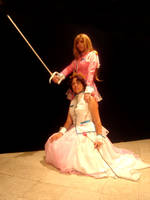 Utena y anthy cosplay