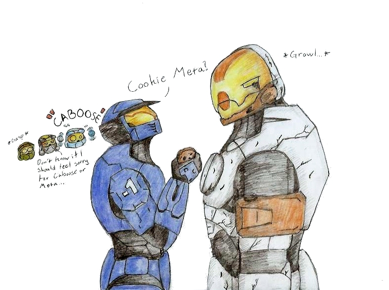 All Meta Suits Rvb RvB: Caboose and Meta by LadySira on DeviantArt