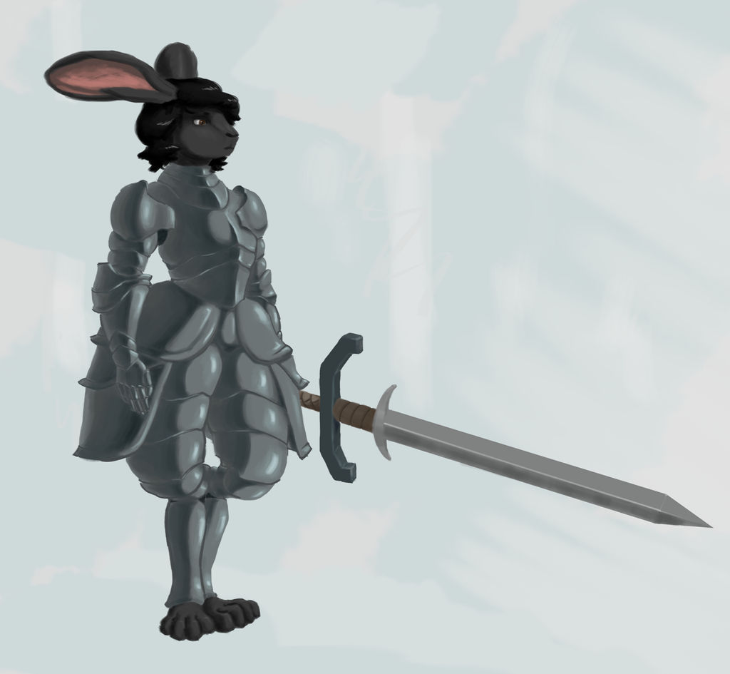 Rabbit Knight by Rocket-Shark on DeviantArt