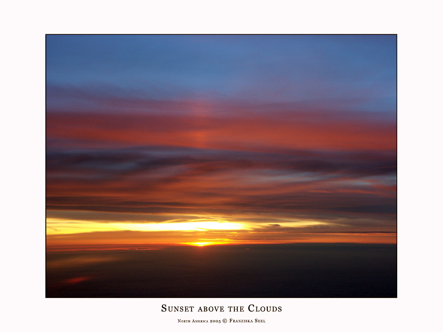 Sunset above the Clouds 1