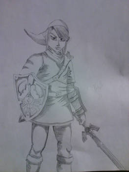 link in pencil