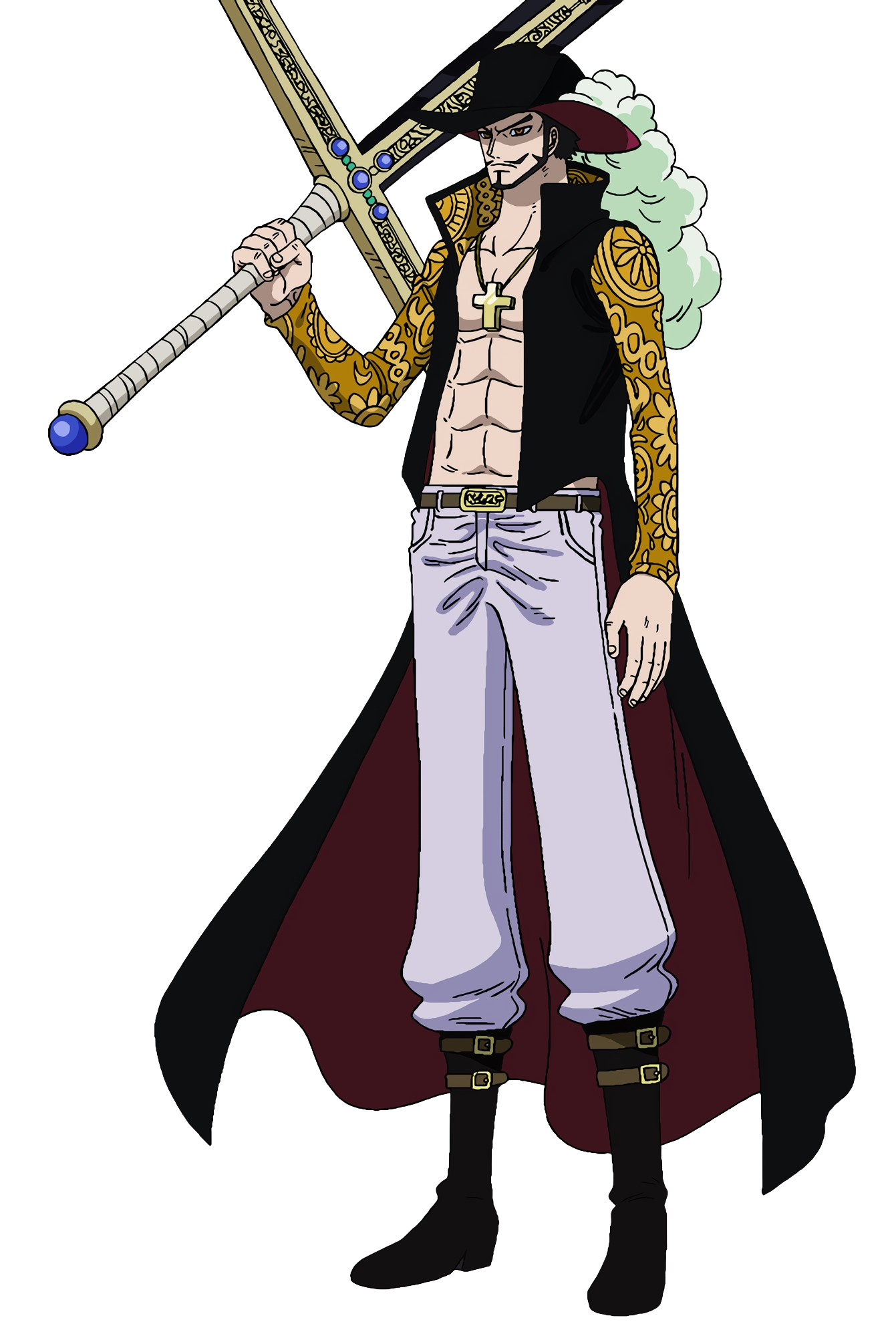 Mihawk Renders Dracule Mihawk Render by Lunuel on DeviantArt