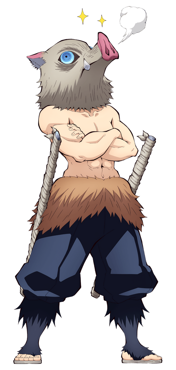 Inosuke W Rizz Inosuke Hashibira Render by Lunuel on DeviantArt