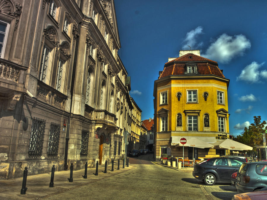 yellow building