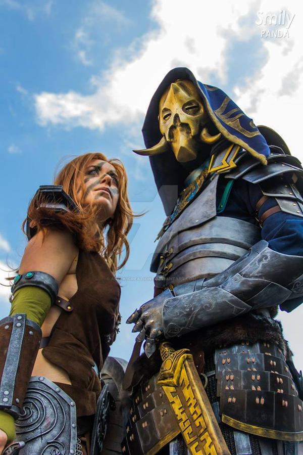 Aela and Dovahkiin - Skyrim