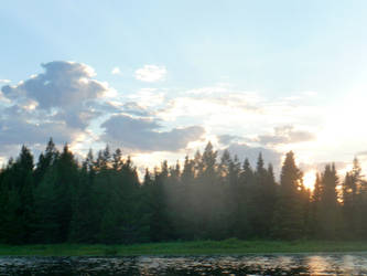 Sunrise in the Boundary Waters