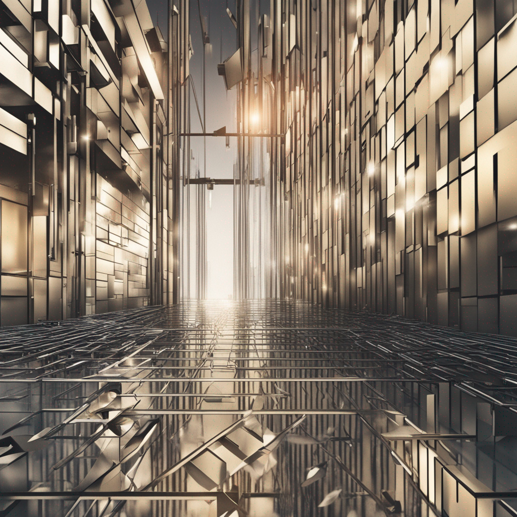 Technological art environment in brilli 4k quality