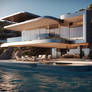 Pompezny Beliy Borogoy Luxury House On the Rock 3D