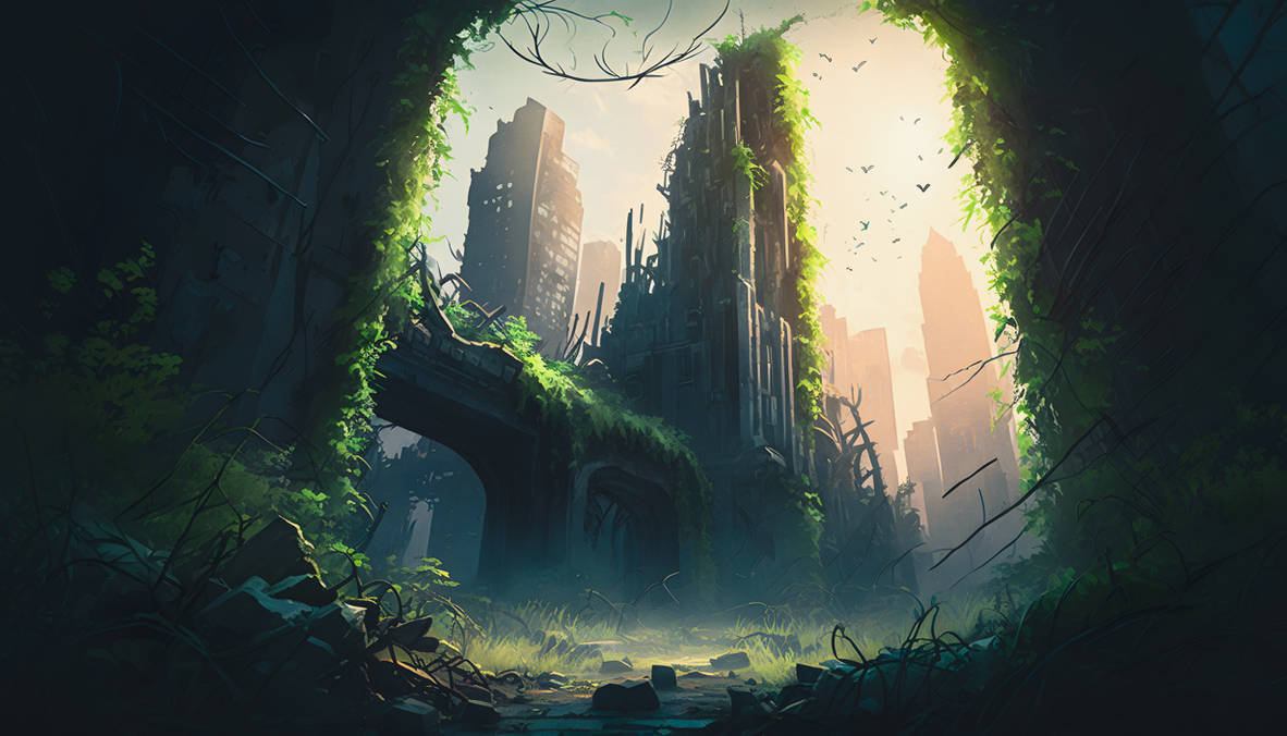 The Last of Nature into the Apocalypse Landscape by mhmithu on DeviantArt