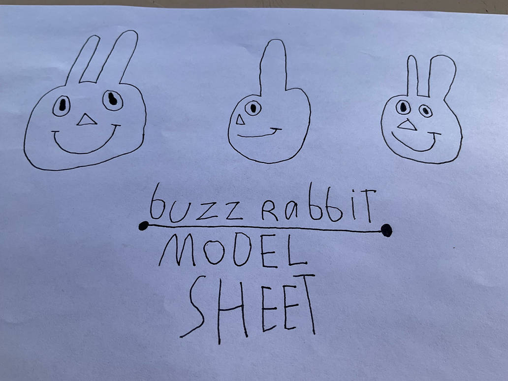 Buzz Rabbit Model Sheet by AshtonValera3 on DeviantArt