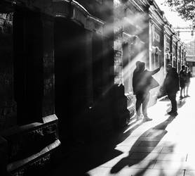 Light and Shadow on Flinders Street