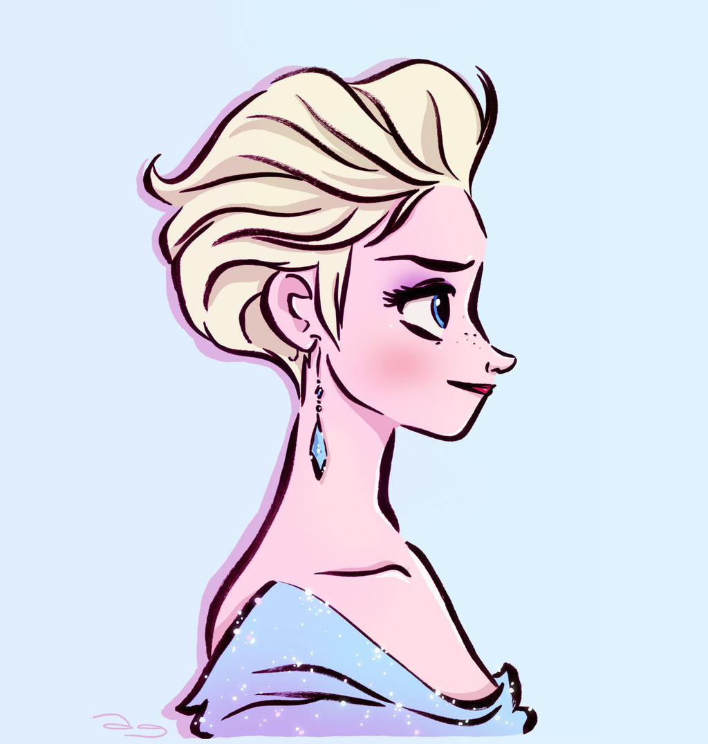 Elsa With Short Hair By Princekido On Deviantart