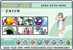 Pokemon Trainer Shiva