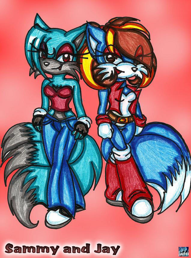 Sammy and Jay by jayfoxfire on DeviantArt