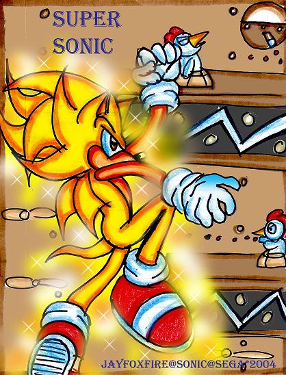 Super Sonic in Sonic 2