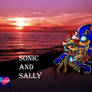 Sonic and Sally at the beach