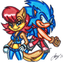 Sonic and Sally Imagine Earth