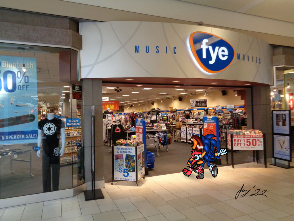 Fyle Store Walking into FYE store by jayfoxfire on DeviantArt