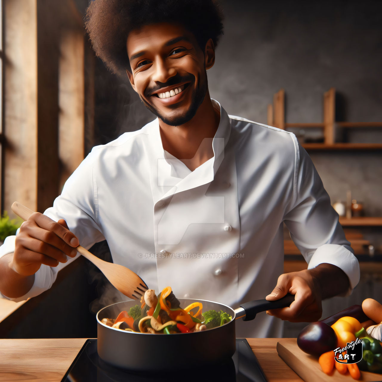 Happy Cook 1 by jFreestyleART on DeviantArt
