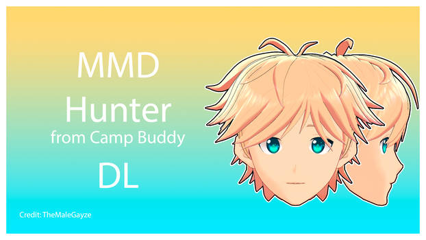 MMD Hunter from Camp Buddy (head model)