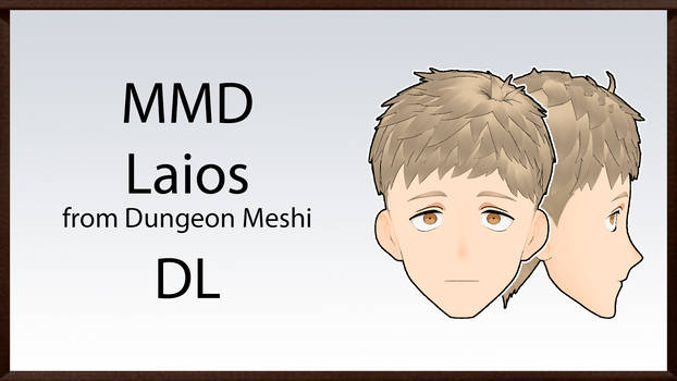 MMD Laios head (Dungeon Meshi)