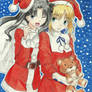 Rin and Saber (Merry Christmas)