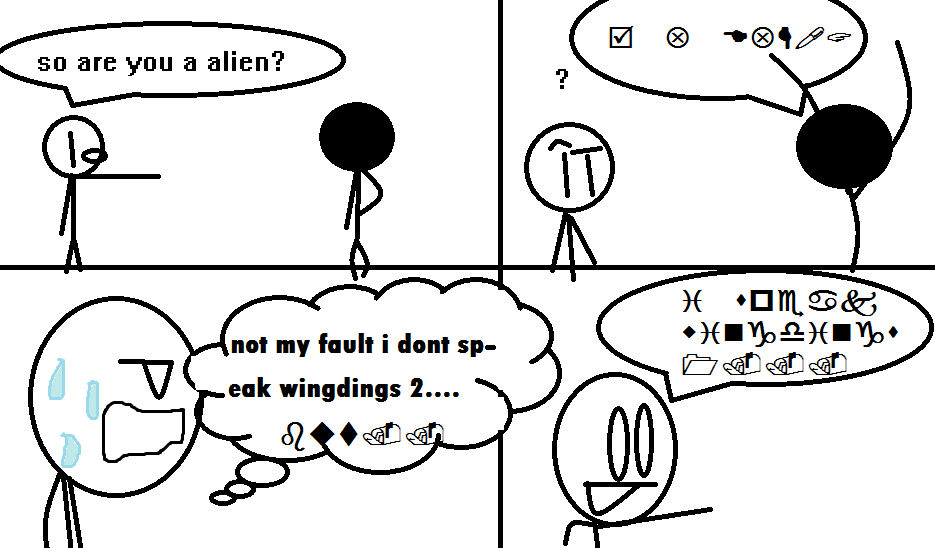 Wingdets Language How to speak wingdings