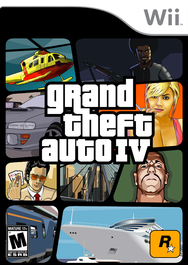 GTA IV Box Art: Wii