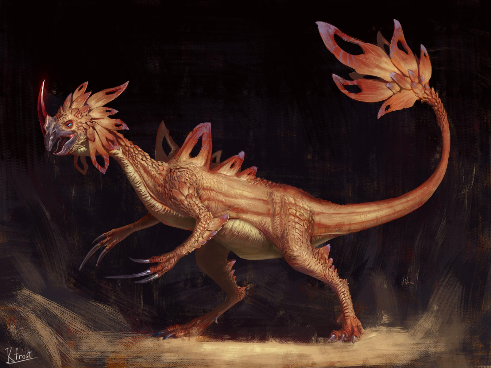 Ruby raptor by KFrostJH on DeviantArt