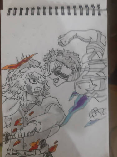 Rengoku vs Akaza by LinoZomber on DeviantArt