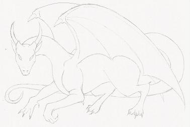 Dragon Outline