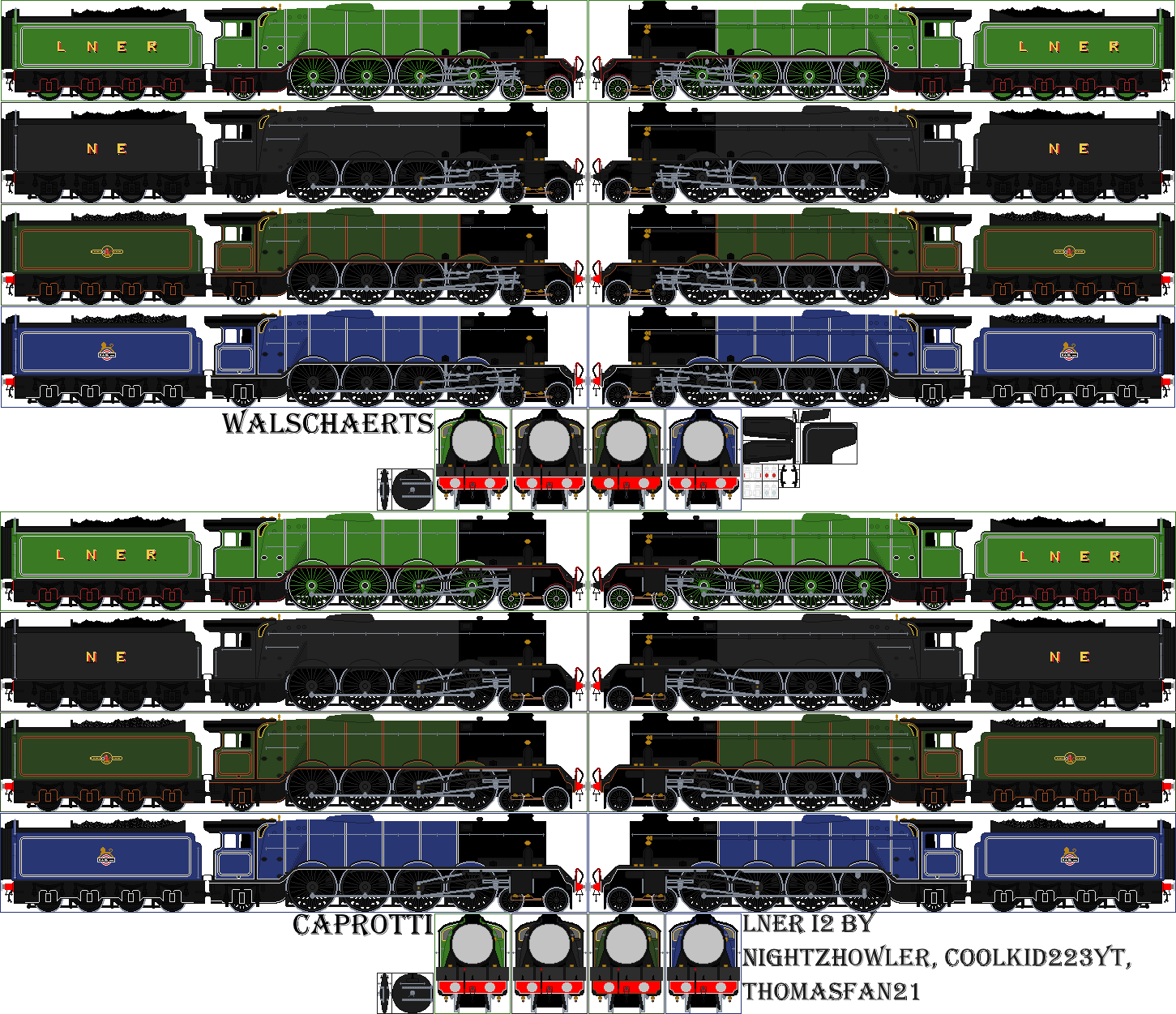 Enginebase Sprite Lner LNER I2 4-8-2 Sprite Base by NightZHowler on DeviantArt