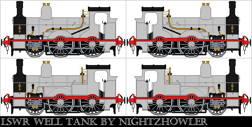 Lswr O2 Sprite LSWR 0298 / Beattie Well Tank Sprite Base by NightZHowler on DeviantArt