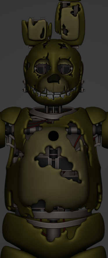 Tprr Springtrap tto springtrap wip by ZoonB3D on DeviantArt