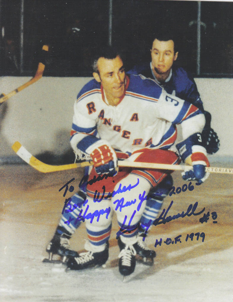 Harry Howell Auto'd 8x10... by WhiteLeaf55 on DeviantArt