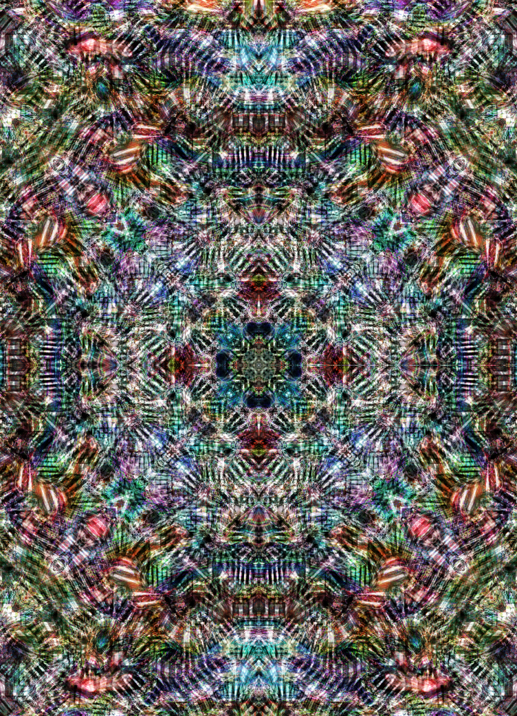 merpa dok-fitz a world of stripes mandala remix